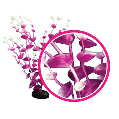 Weco Products Dream Series Tulips Aquarium Plant Magenta, 1ea/6 in