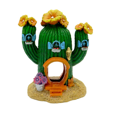 Blue Ribbon Pet Products Exotic Environments Cactus Hideaway Aquarium Ornament 1ea/SM