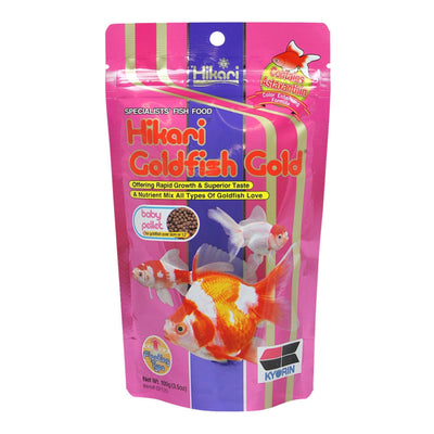 Hikari USA Goldfish Gold Pellets Fish Food 1ea/3.5 oz, Baby
