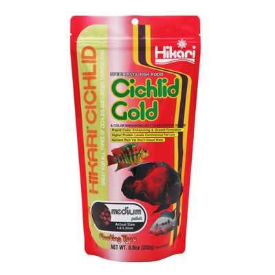 Hikari USA Cichlid Gold Pellets Fish Food 1ea/8.8 oz, MD