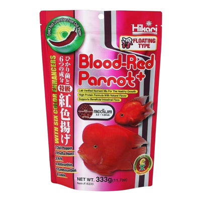Hikari USA BloodRed Parrot Floating Fish Food 1ea/11.7 oz, MD
