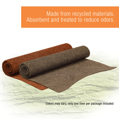 Zilla Reptile Liners Terrarium Liner Odor-Reducing Habitat Carpet