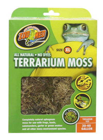 Zoo Med Terrarium Moss Substrate Green, 1ea/3040 gal, XL