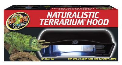 Zoo Med Naturalistic Terrarium Hood Black, 1ea/12 in