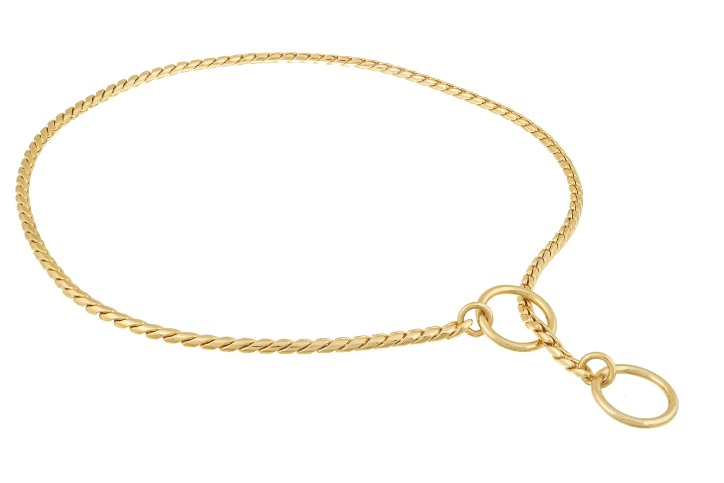 Slip Snake Show Chain Collar (20 in x 3.8mm) - Your Pet Connection