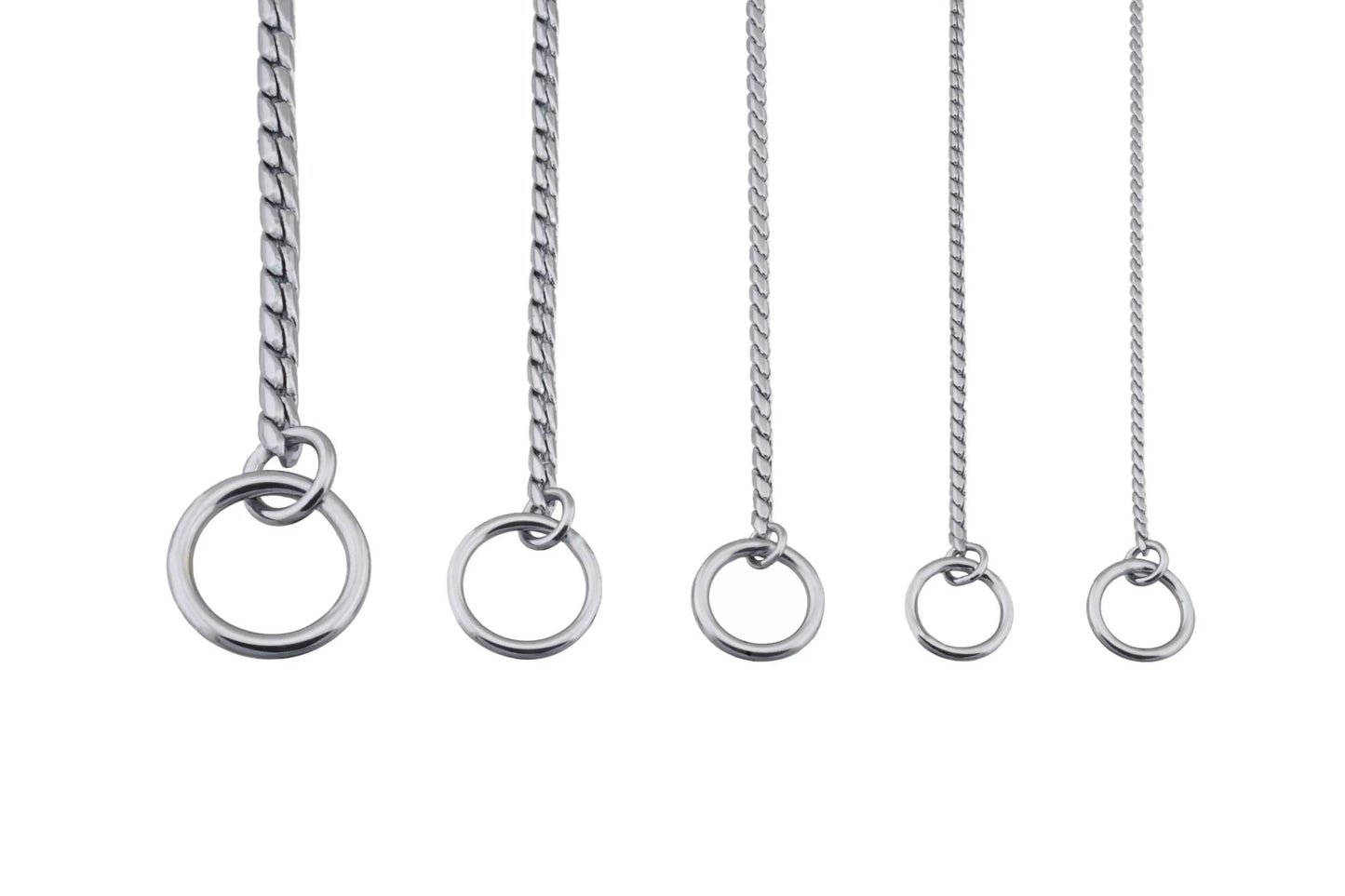 Slip Snake Show Chain Collar (16 in x 5.5mm) - Your Pet Connection