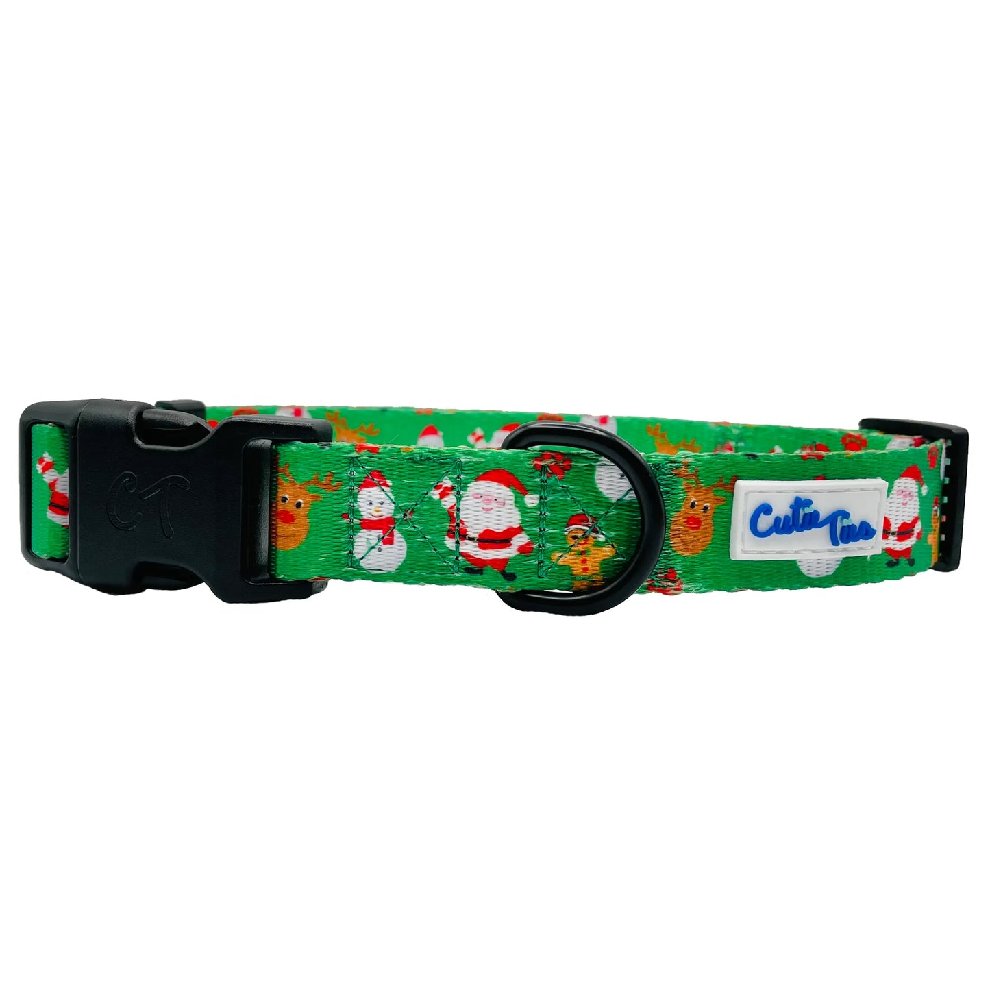 Cutie Ties Colorful Adjustable Dog Collar Large