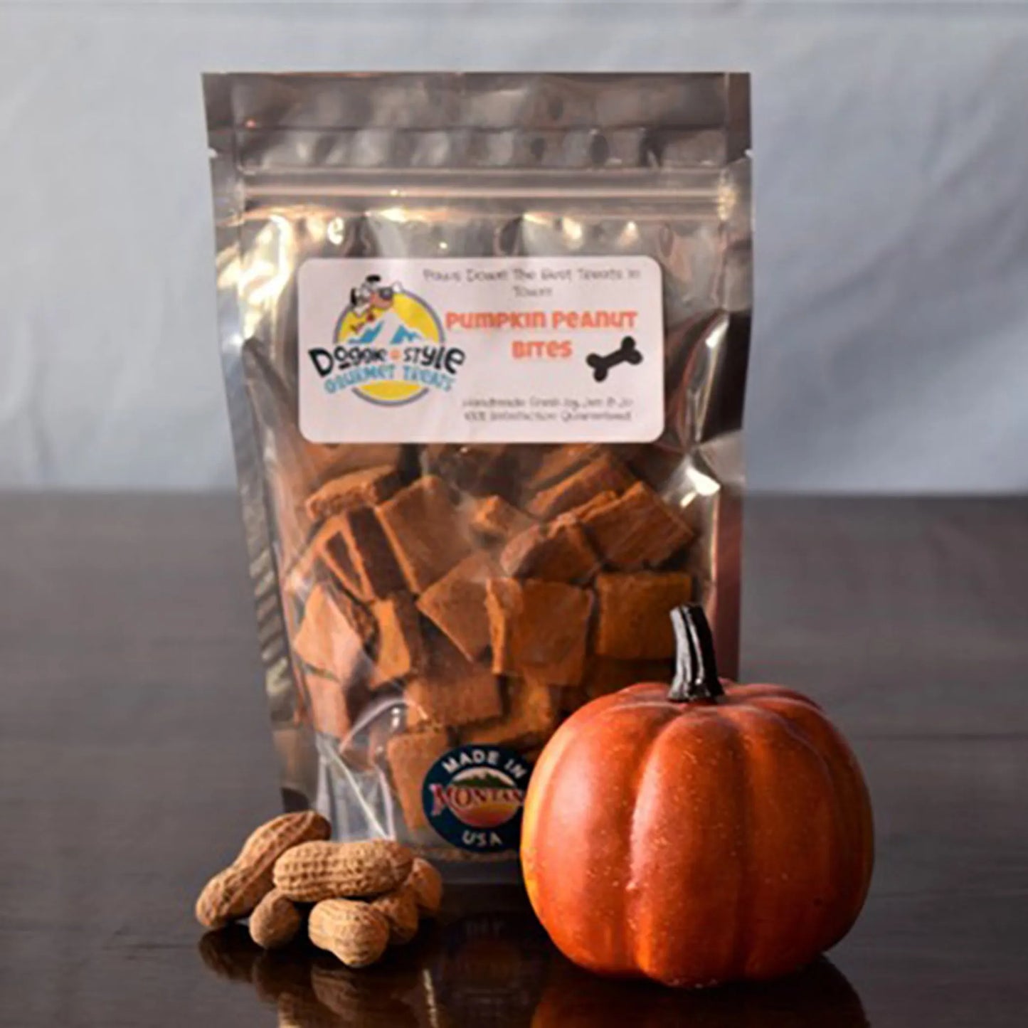 Doggie Style Gourmet Treats Pumpkin Peanut Bites 20 oz