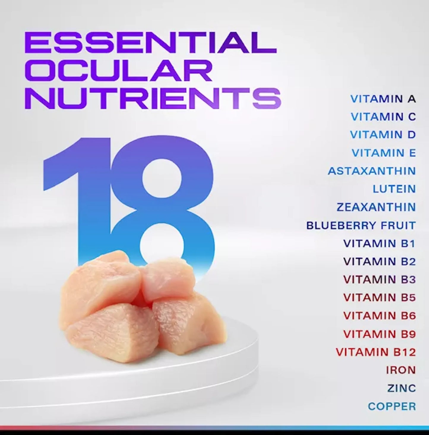 Pet Eyez Vitamin Treats - Chicken - Color: Purple | Size: 4 X 6 | Pack Of: 35 - Your Pet Connection