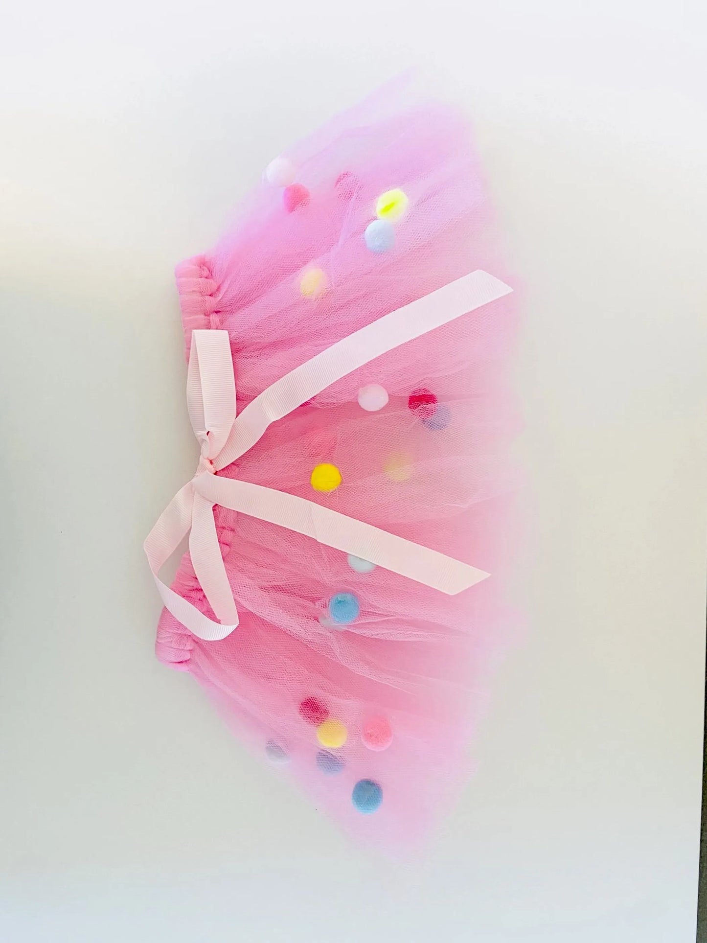 Pink Pom Pom Dog Tutu Skirt (XS) - Your Pet Connection