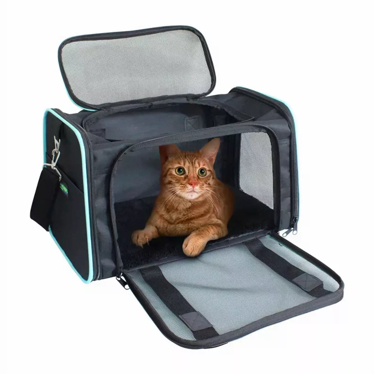 GOOPAWS Soft-Sided Kennel Pet Carrier for Small Dogs, Cats, Puppy, Airline Approved Cat Carriers Dog Carrier Collapsible, Travel Handbag & Car Seat - Your Pet Connection