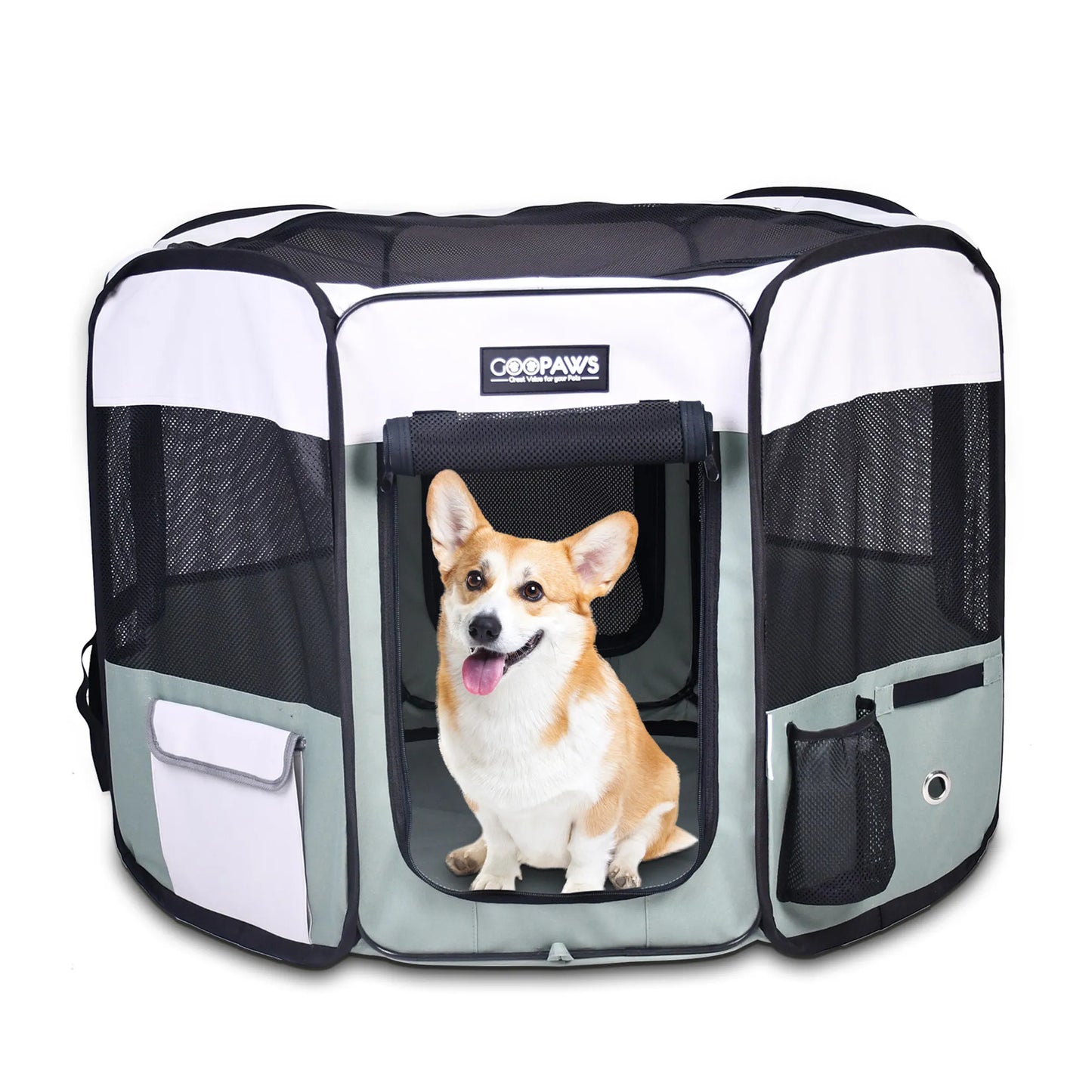 JESPET Pet Dog Playpens 36", 45" & 61" Portable Soft Dog Exercise Pen Kennel with Carry Bag for Puppy Cats Kittens Rabbits, Indoor/Outdoor Use - Your Pet Connection