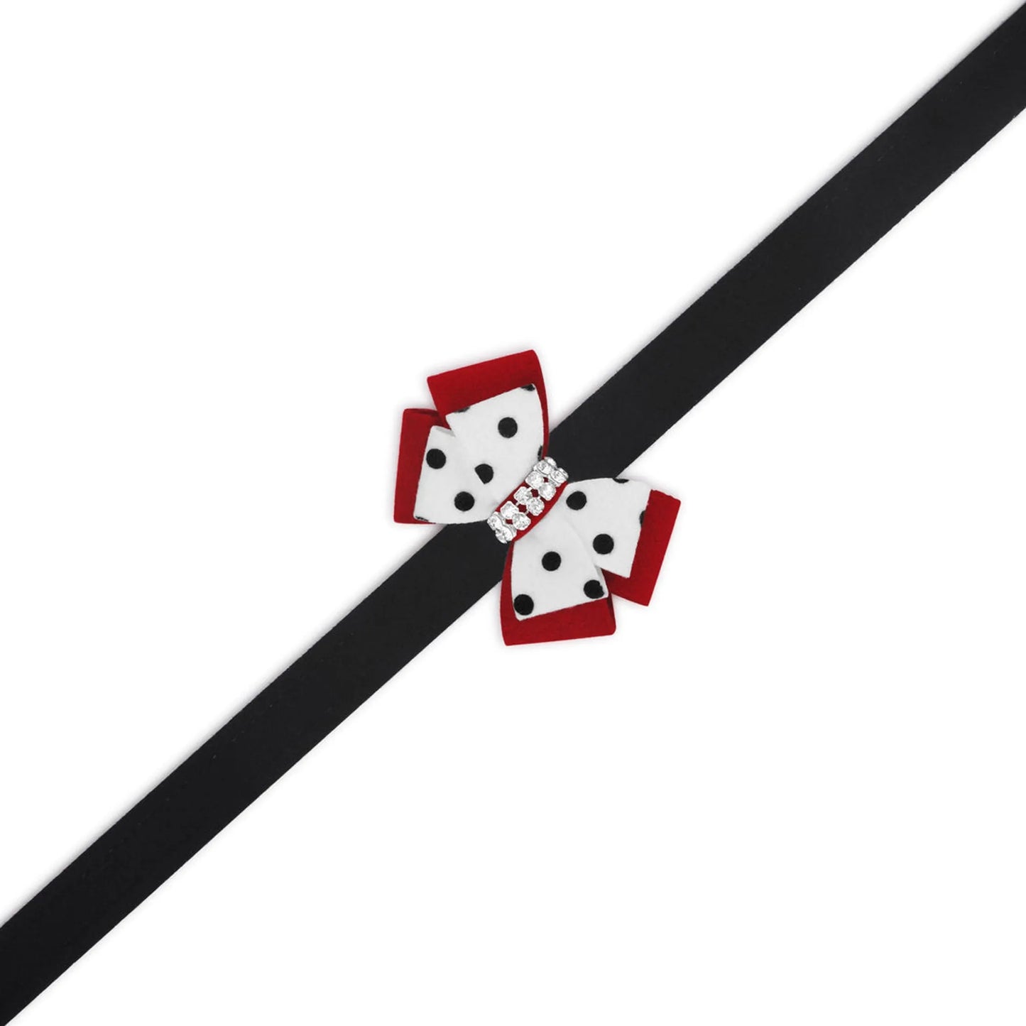 Susan Lanci Designs Minnie Double Nouveau Bow Leash - Your Pet Connection