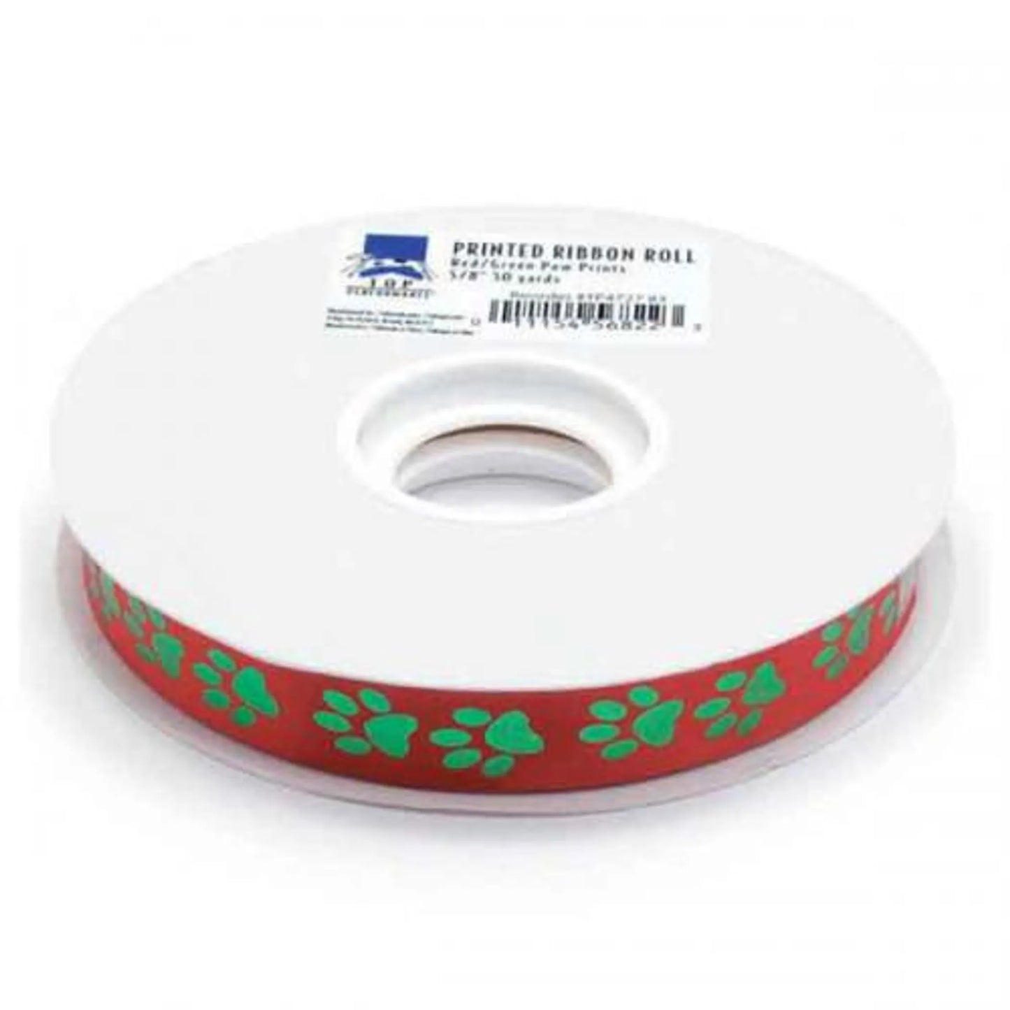 TP Printed Ribbon Roll 50yds Blue/Snowflake - Your Pet Connection