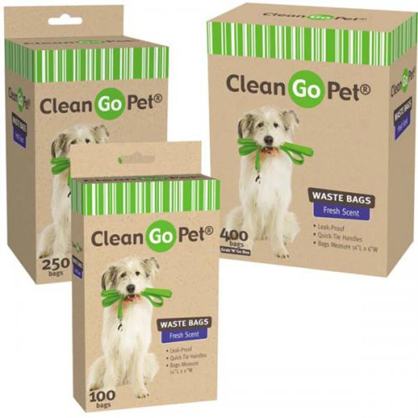 Clean Go Pet Fresh Scented Doggy Waste Bags 250Ct - Your Pet Connection