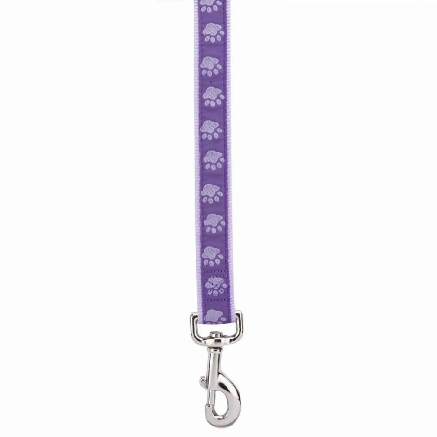 CC TwoTone Pawprint Lead 4Ftx5/8In Blk - Your Pet Connection
