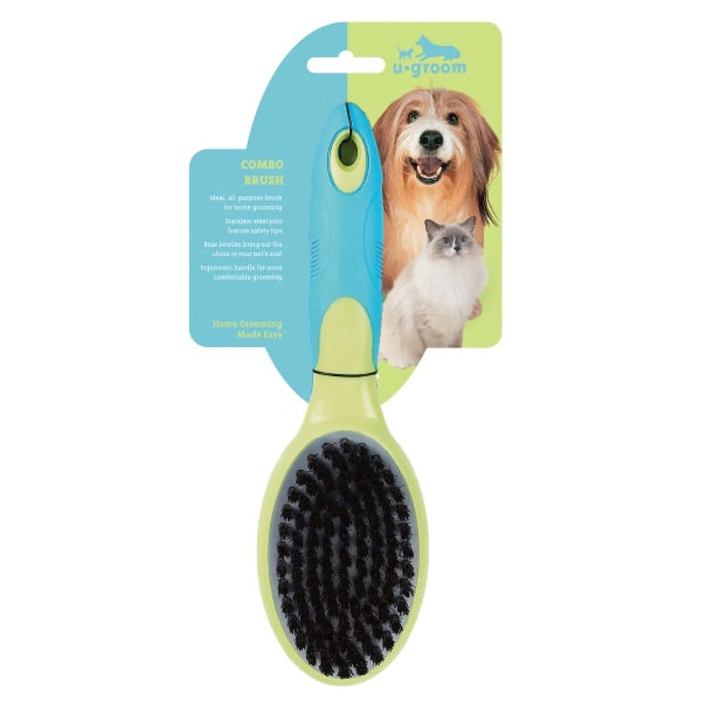 UG Combo Firm Bristle/Pin Brush - Your Pet Connection