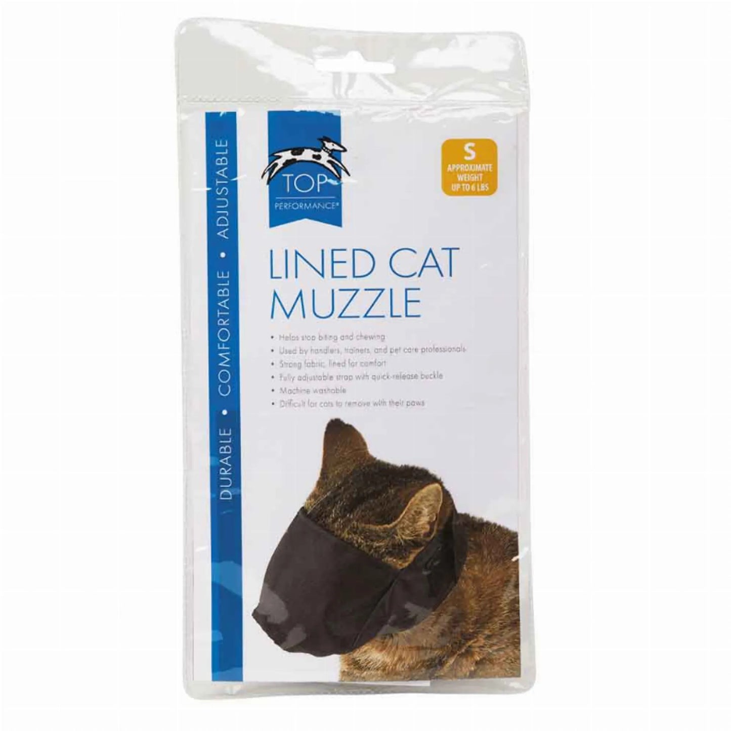 TP Lined Nylon Cat Muzzle L Over 12lb - Your Pet Connection