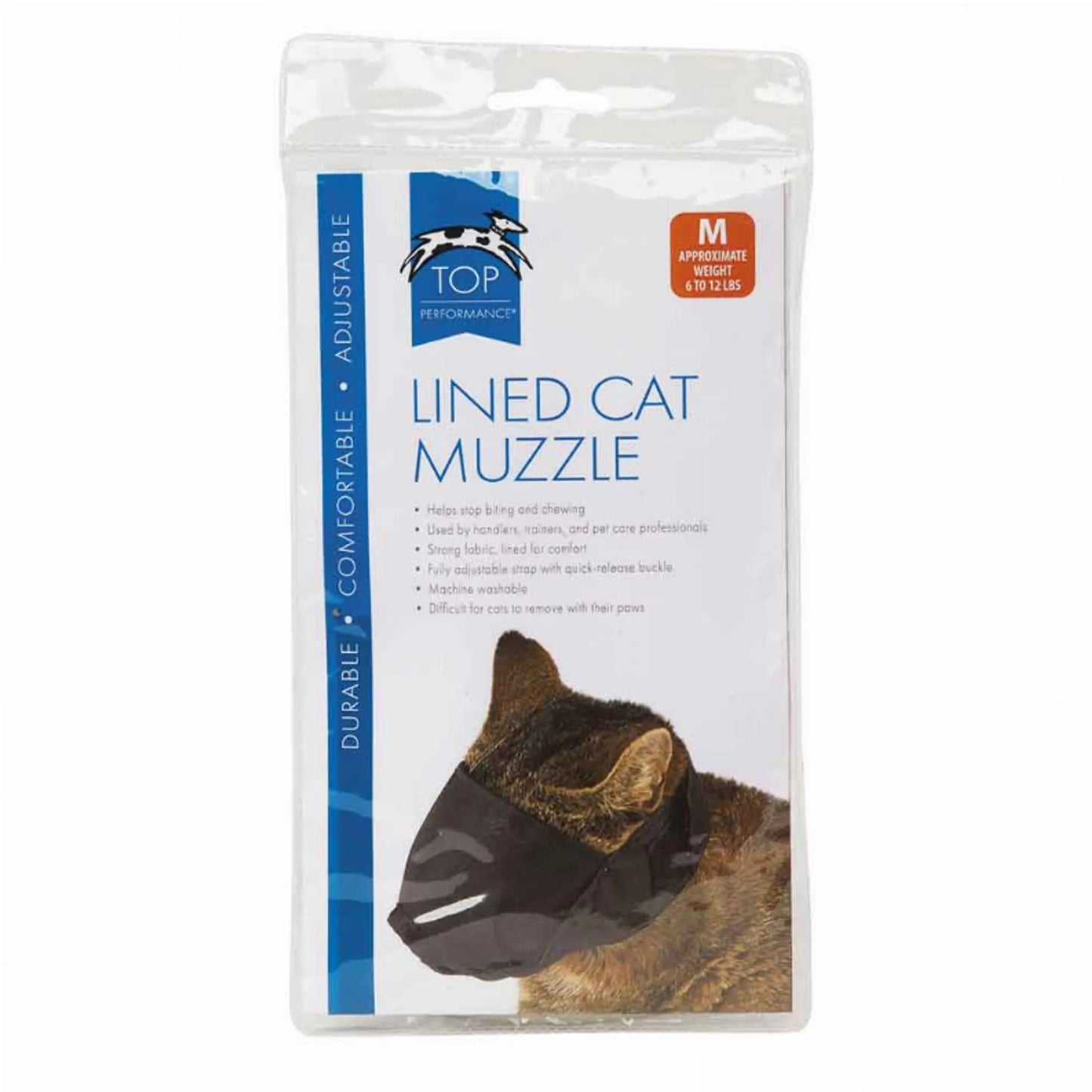 TP Lined Nylon Cat Muzzle L Over 12lb - Your Pet Connection