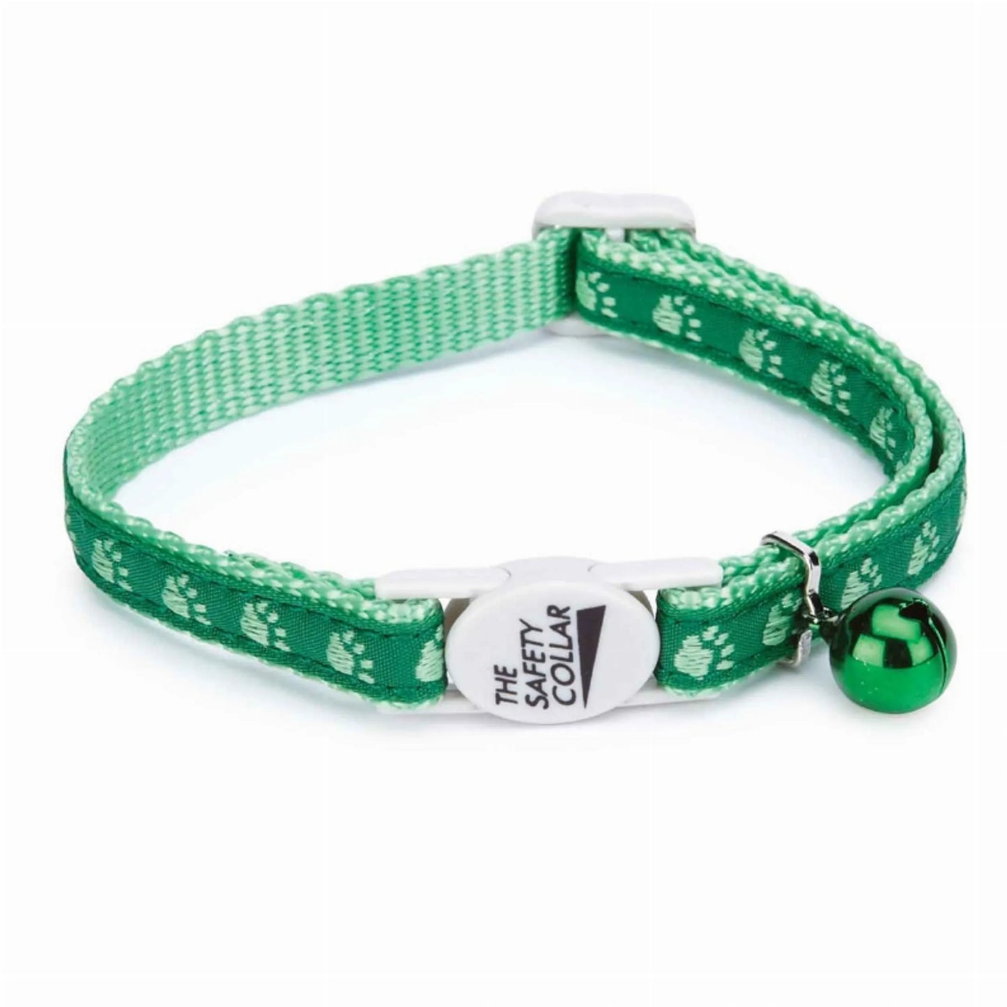 MT TwoTone Pawprint Collar Blk - Your Pet Connection