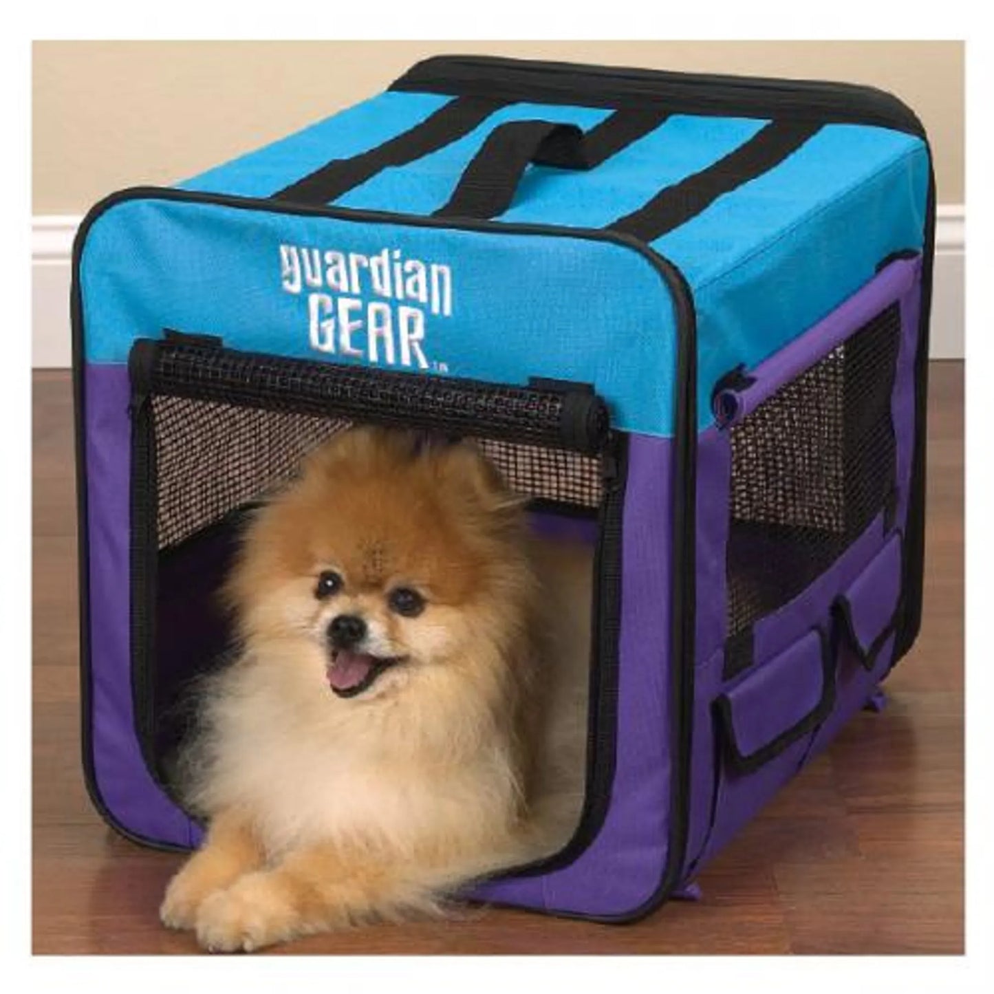 Guardian Gear Stylish Portable Travel Crate - Small Dogs