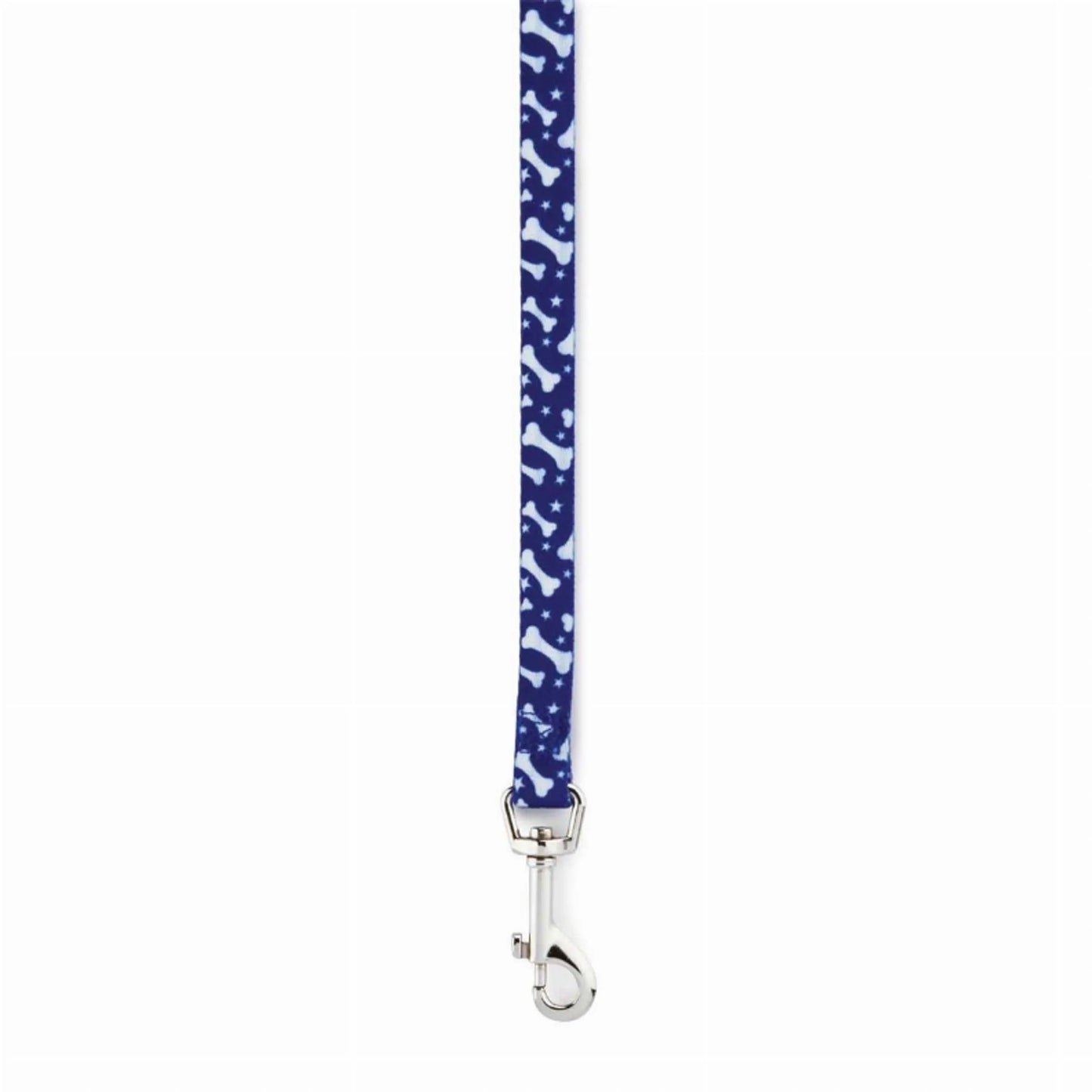 CC Patterns Lead Bone 4Ftx5/8In Blu - Your Pet Connection