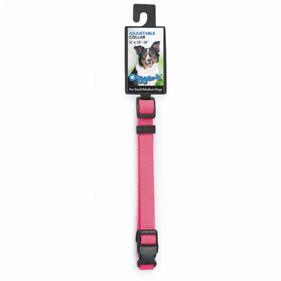 Diggers 5/8in Adjustable Collar-Pink - Your Pet Connection