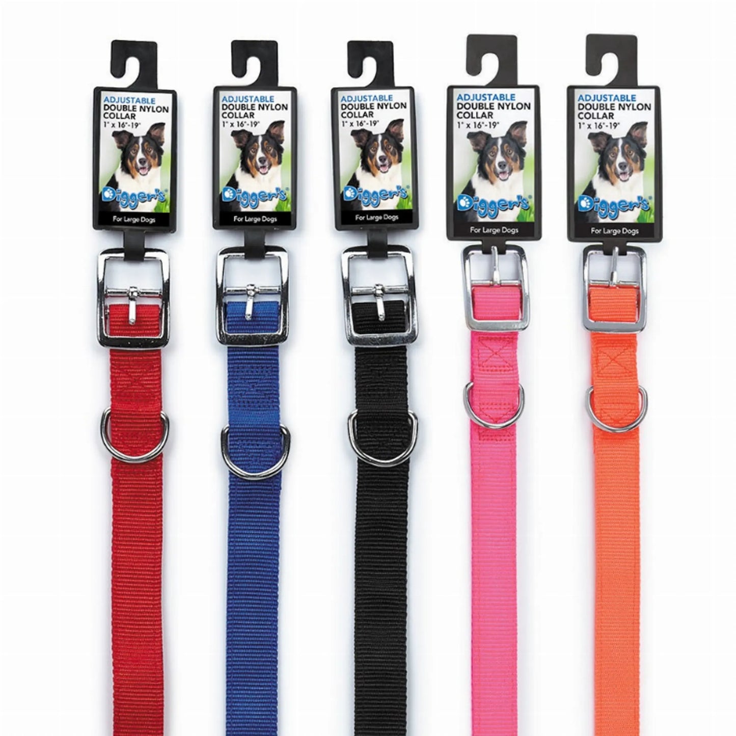 DGR 1in Nylon Collar 18in Neon Org - Your Pet Connection