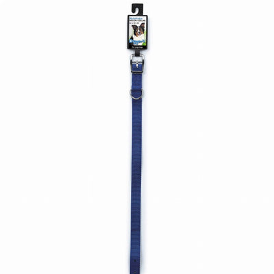 Digger's Blue Nylon Dog Collar - 16 Inch