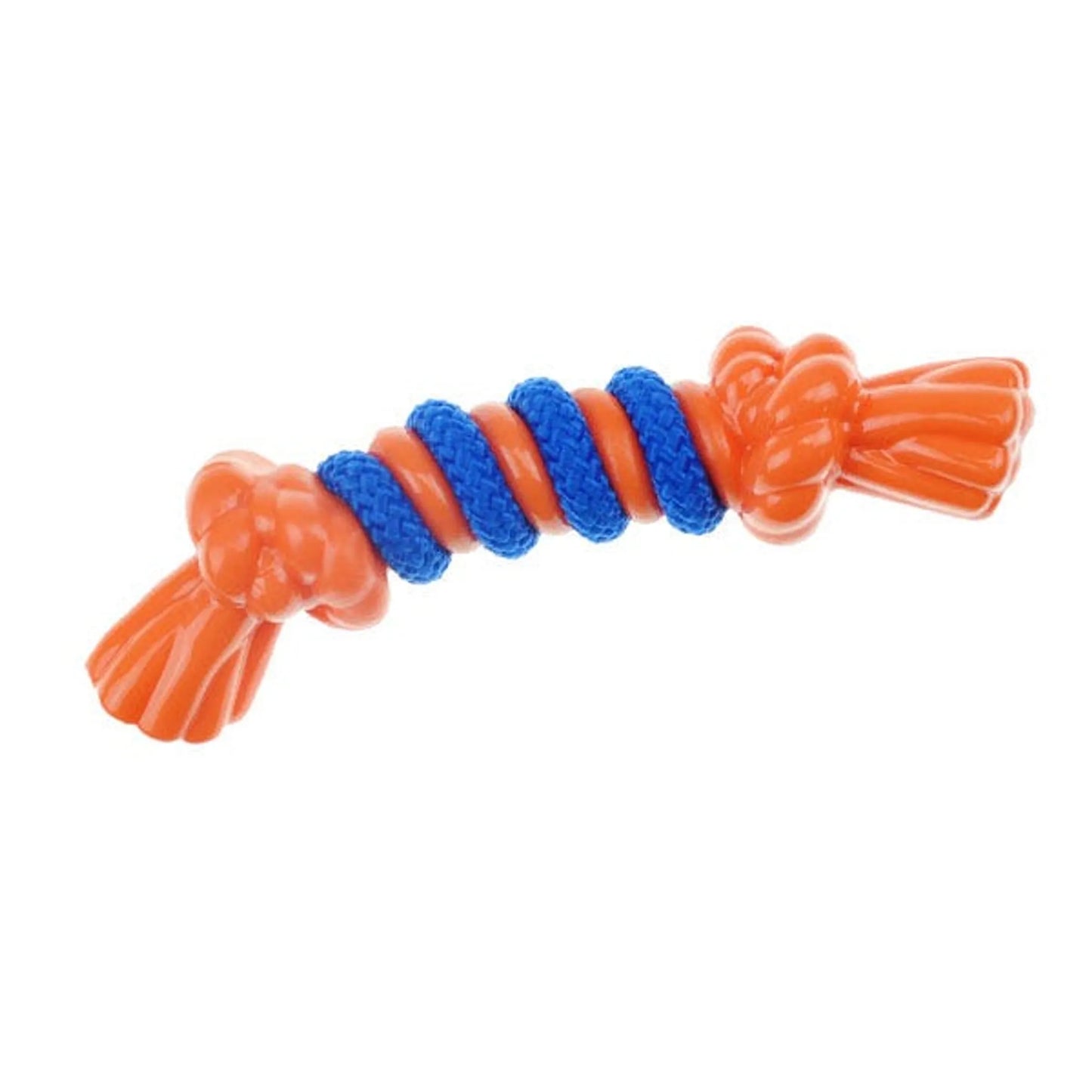 IF TPR/Rope Bone Lrg Blu - Your Pet Connection