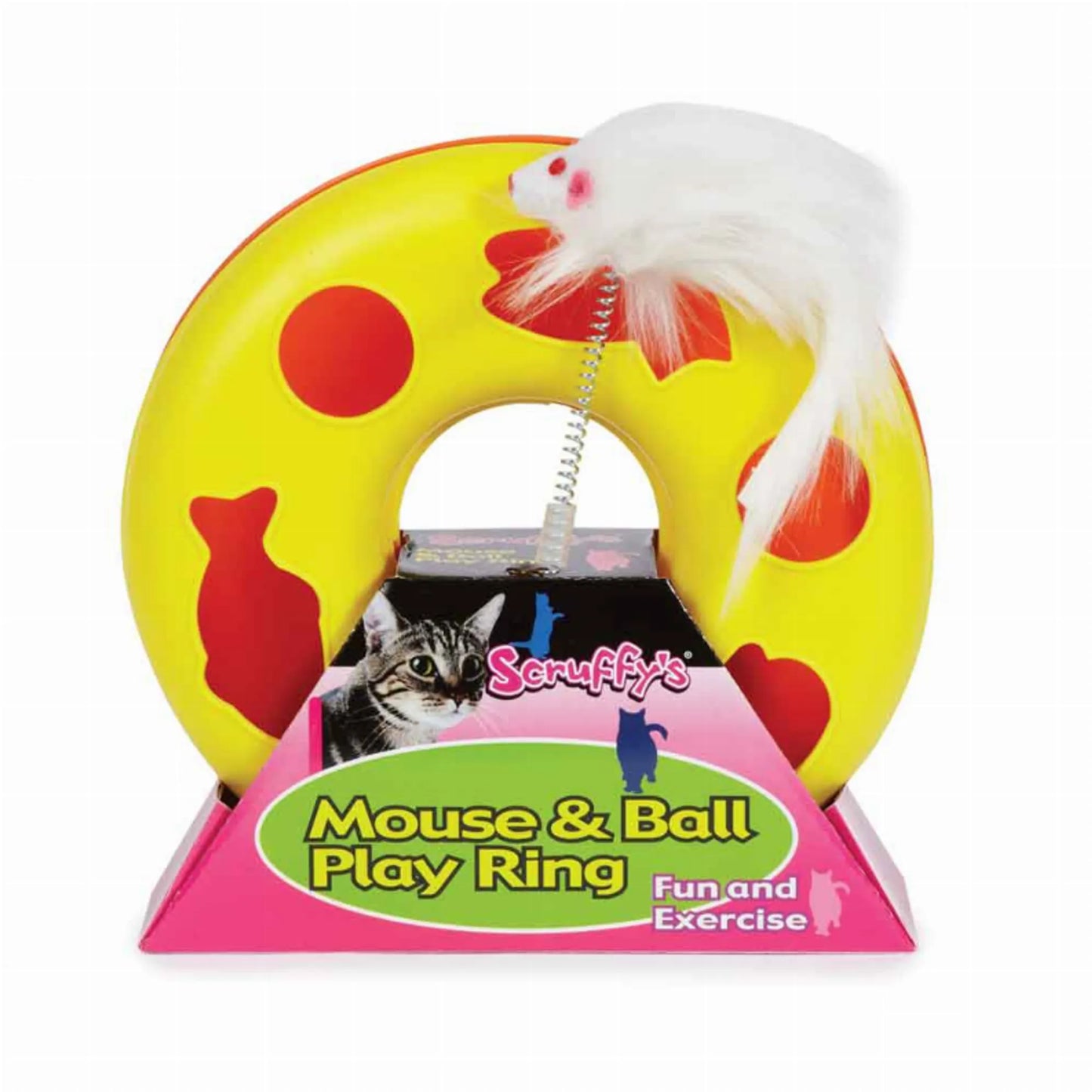 Scruffy's Mouse Ball Play Ring 15cm