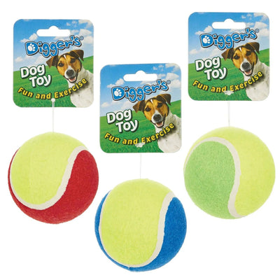 Digger's Colorful Rope Ball for Pets 3 Inches