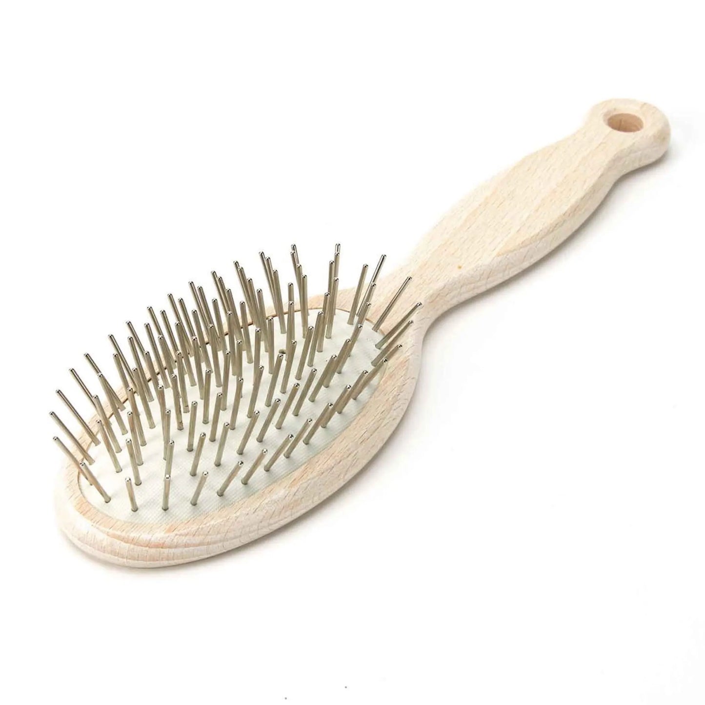 AS Wooden Pin Brush Oval - Your Pet Connection