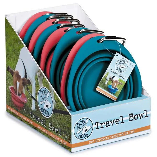 Dog is Good Travel Bowl 8pk 26oz - Your Pet Connection