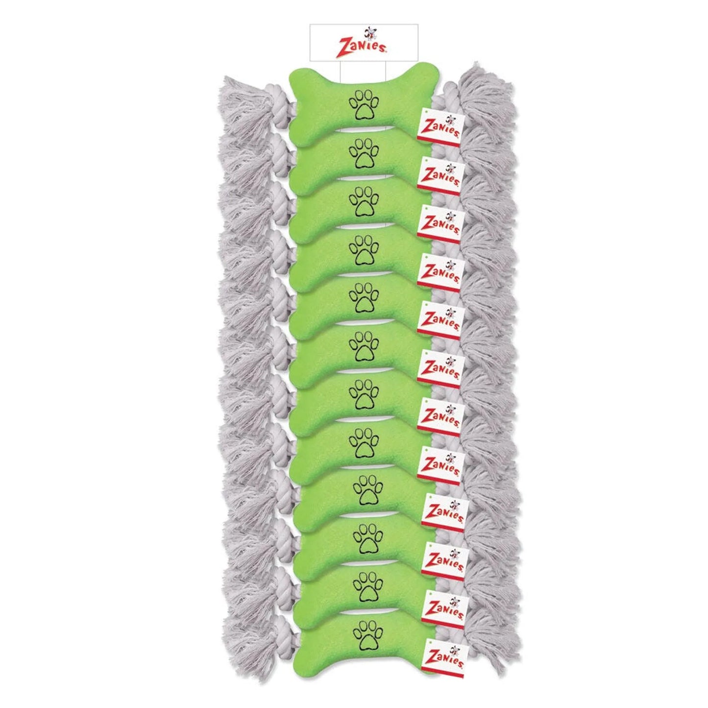 Zanies Squeaky Toy Strips for Pet Store Display