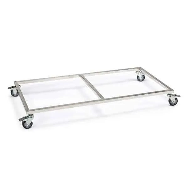 PS Modular Cage Base w/Wheels SS - Your Pet Connection