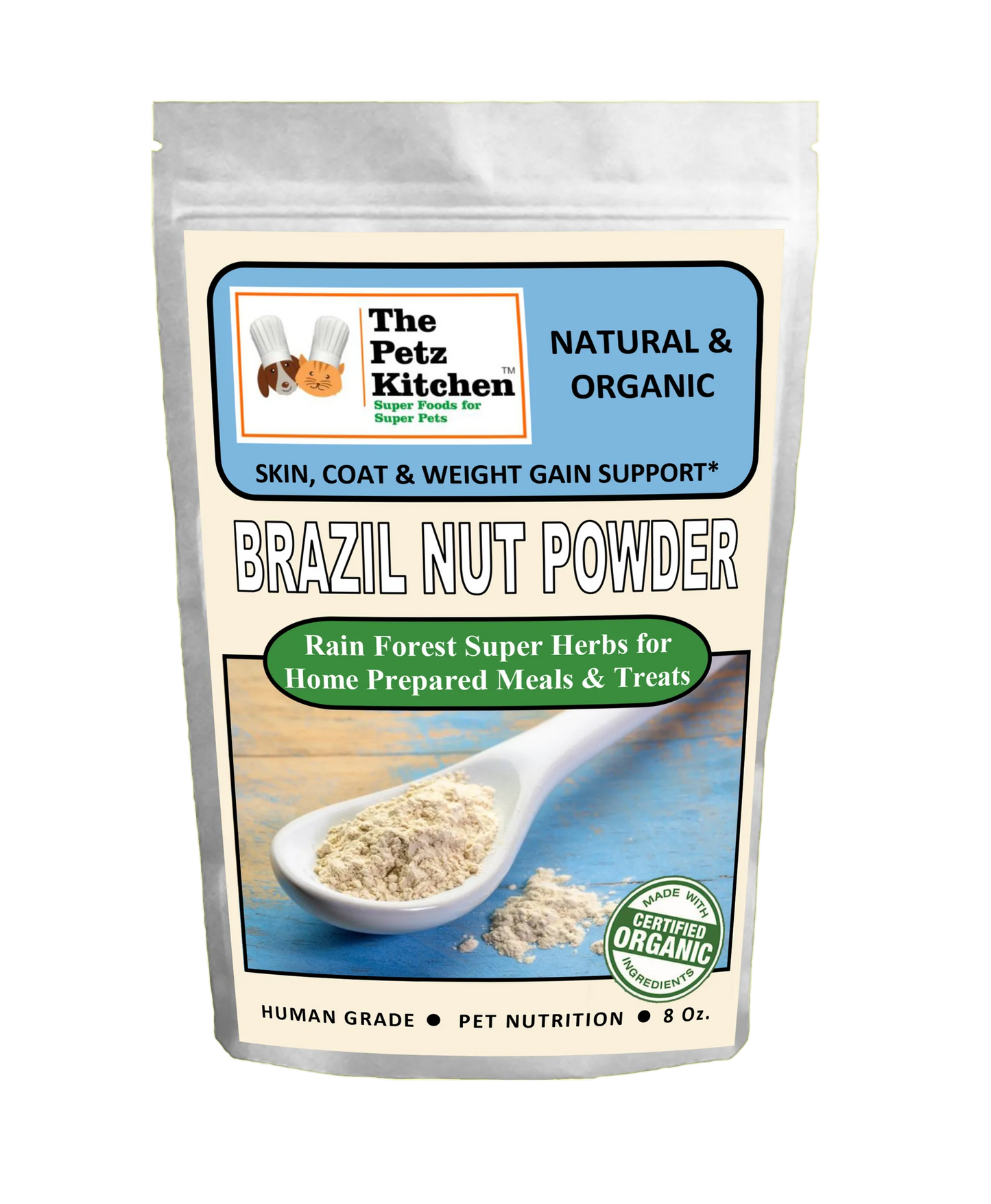 Brazil Nut - Skin, Coat & Weight Gain Support* The Petz Kitchen Dog & Cat Holistic Super Foods* - Your Pet Connection