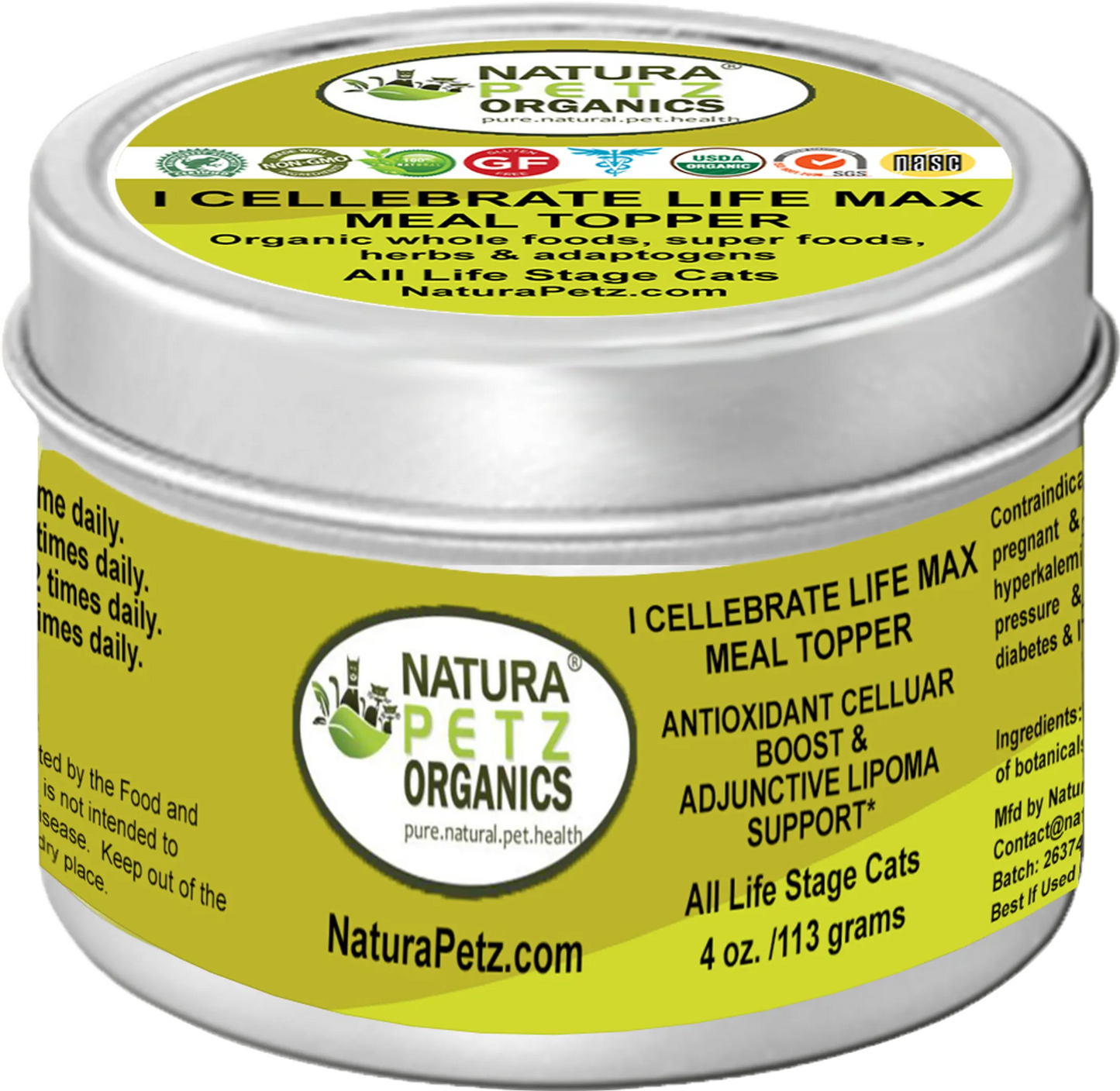 I Cellebrate Life Max Meal Topper- Antioxidant Cellular Boost + Adjunctive Lipoma Support* - Your Pet Connection