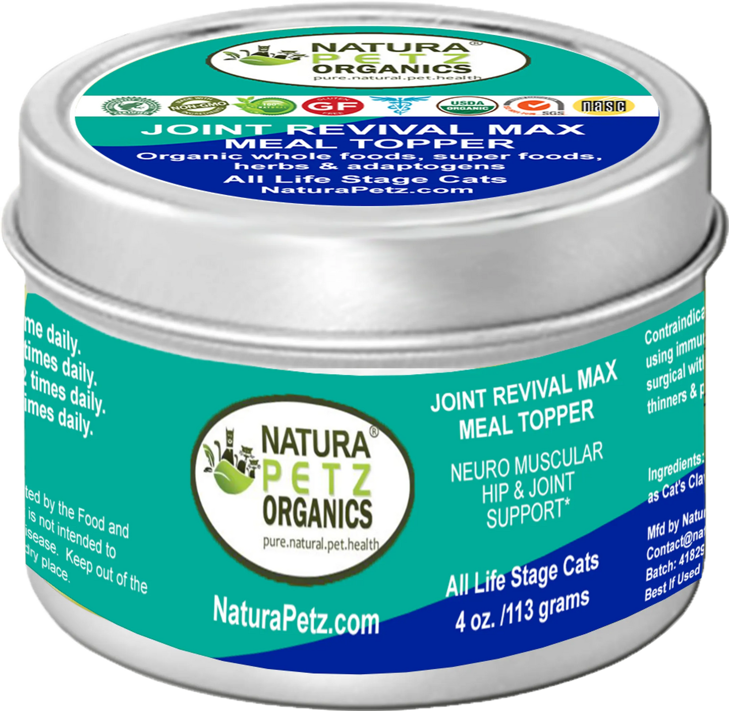 Organic Pet Systems Joint Revival Max Meal Topper 4 oz