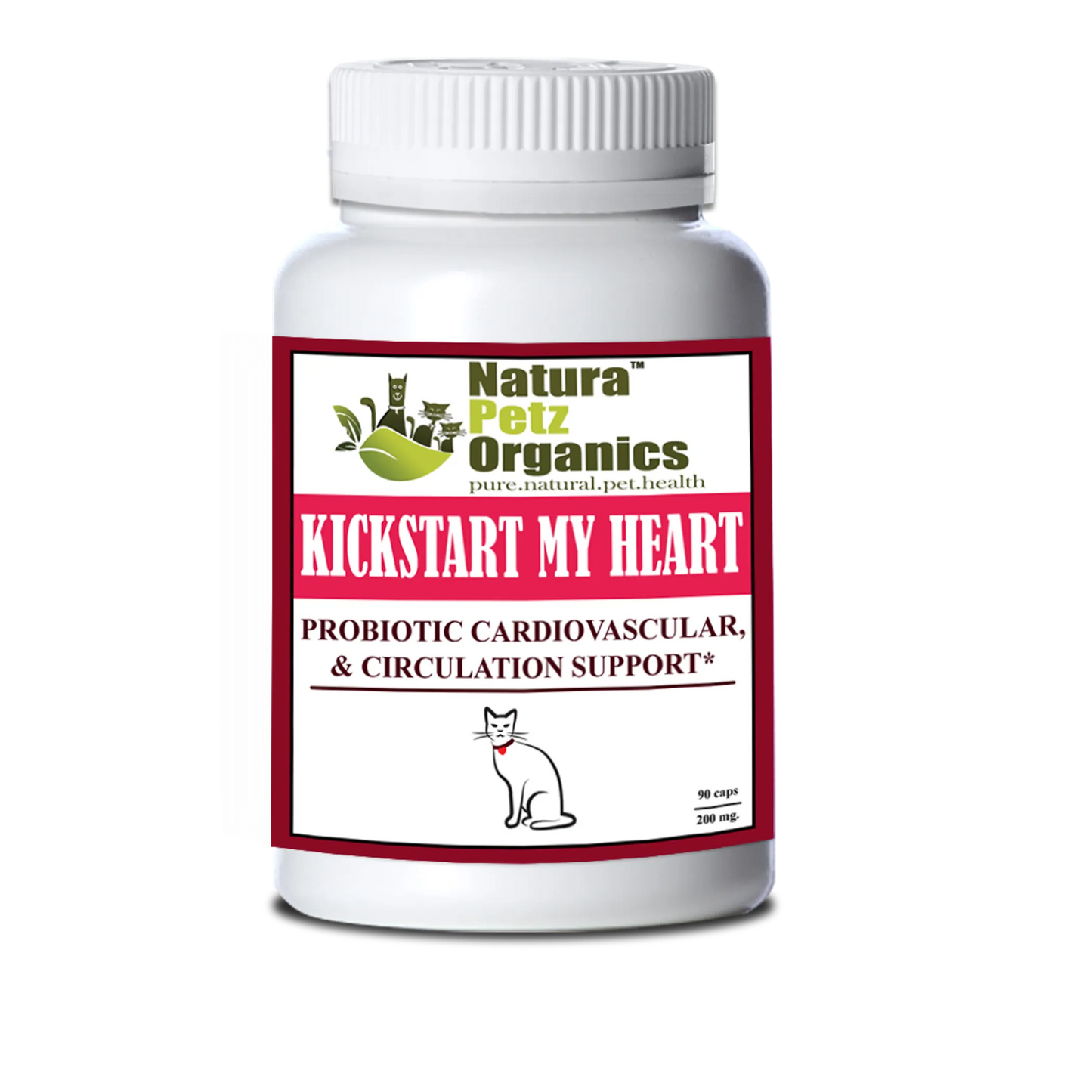 Organic Pet Systems Heart Support Supplement 90 Caps