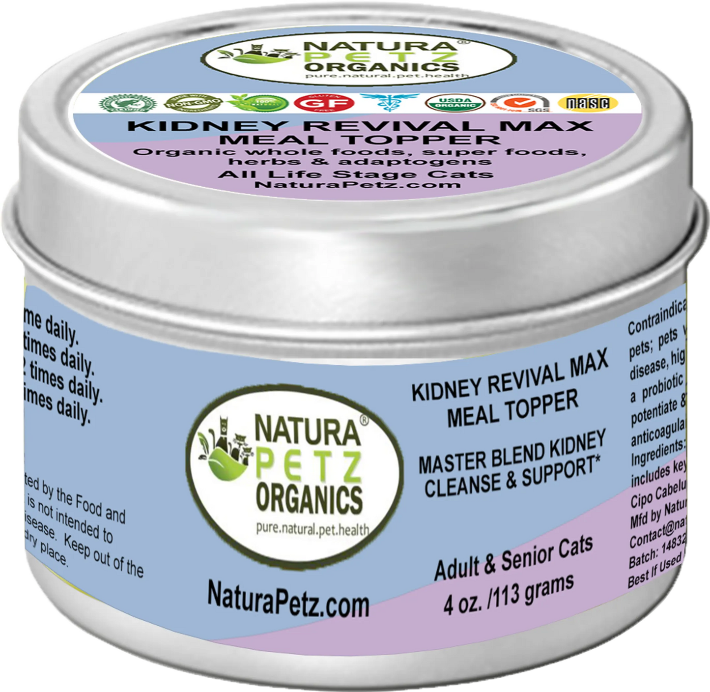 Kidney Revival Max Meal Topper* Master Blend Kidney Cleanse & Support* Adult And Senior Dogs & Cats* - Your Pet Connection