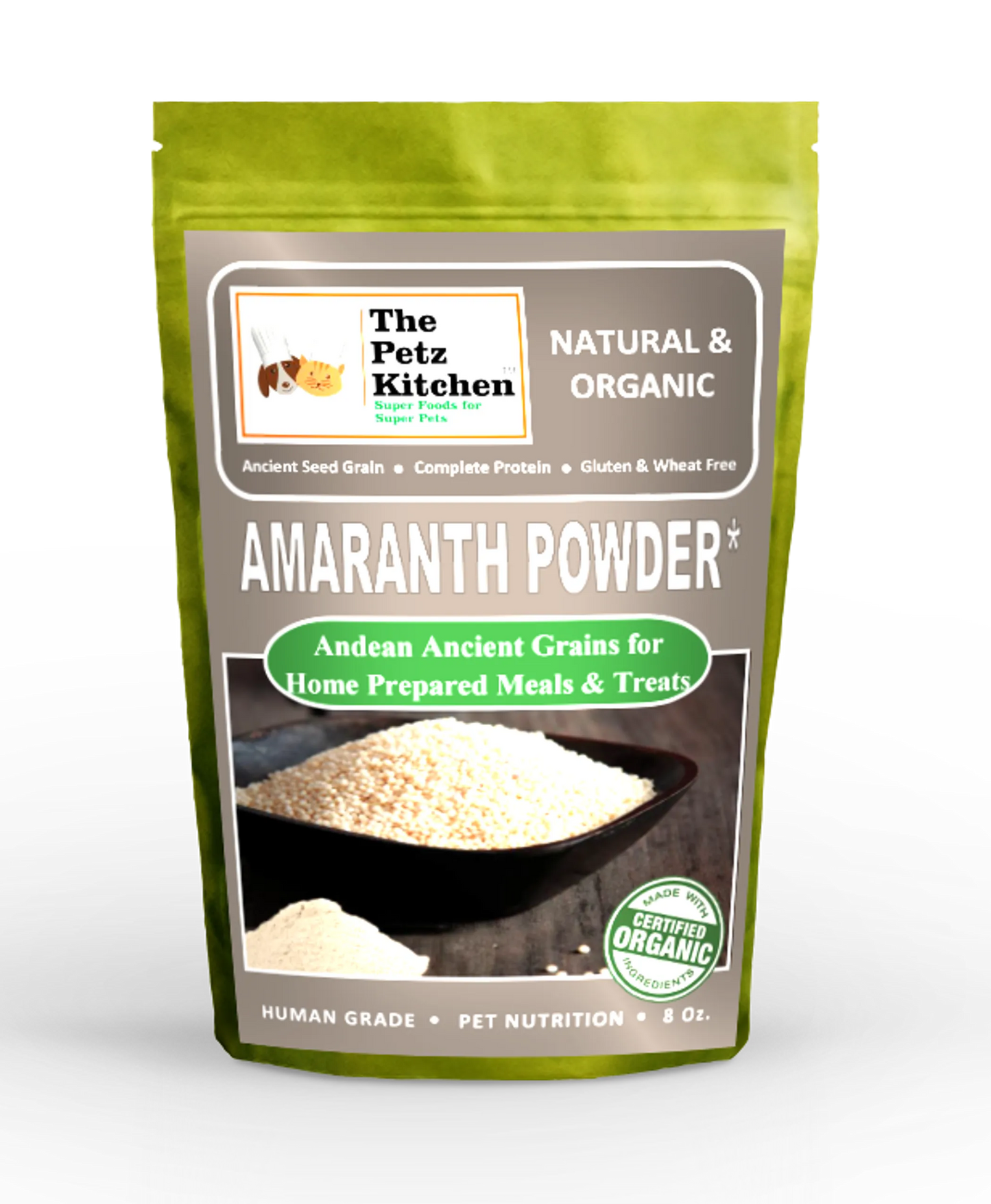 Amaranth Powder - Ancient Seed Grain & Complete Protein - Gluten & Wheat Free - Your Pet Connection