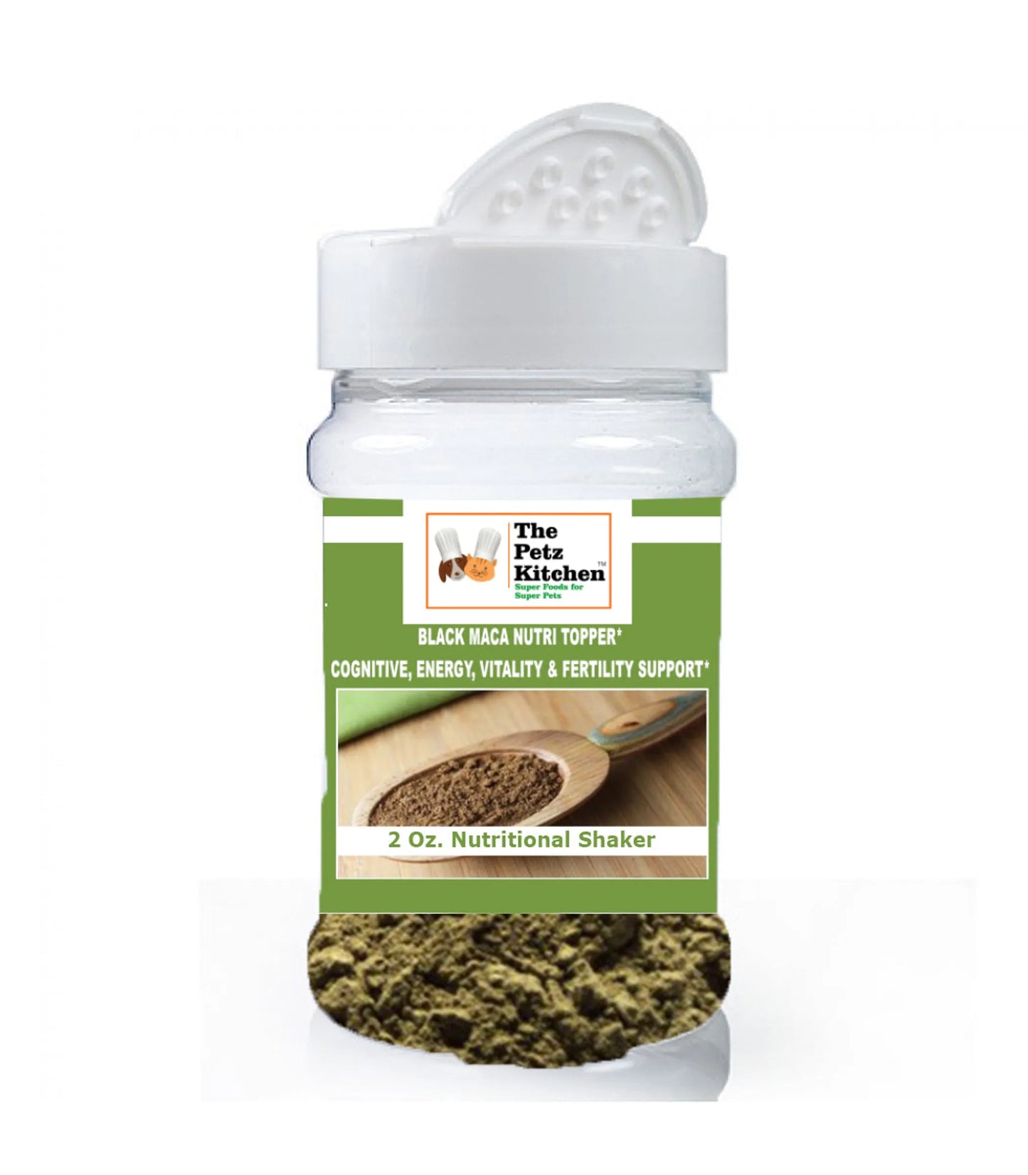 Black Maca - Cognitive Energy & Fertility Support* The Petz Kitchen - Organic & Human Grade Ingredients For Home Prepared Meals & Treats - Your Pet Connection
