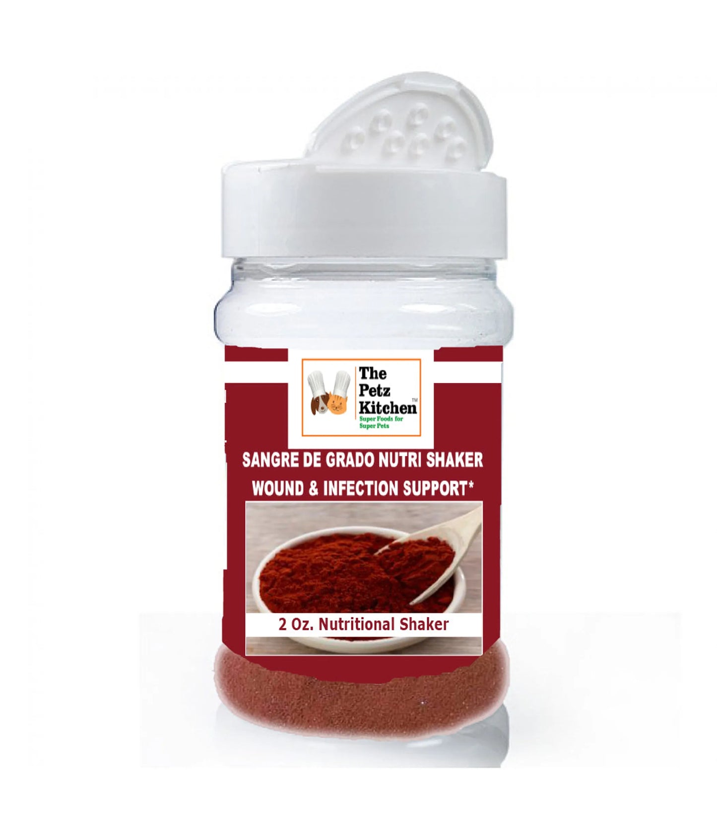 Sangre De Grado - Wound & Infection Support* The Petz Kitchen - Organic & Human Grade Ingredients & Shakers For Home Prepared Meals & Treats - Your Pet Connection