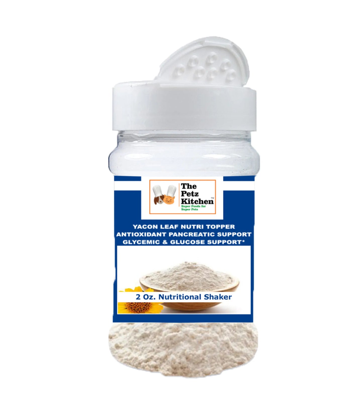 Yacon Leaf - Antioxidant Pancreatic Support* Glycemic & Glucose Support* The Petz Kitchen - Organic Human Grade Ingredients For Home Prepared Meals & Treats - Your Pet Connection