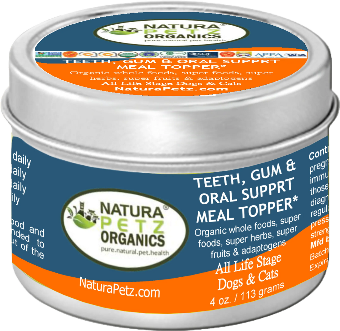 Organic Pet Systems Enhance Oral Health Meal Topper