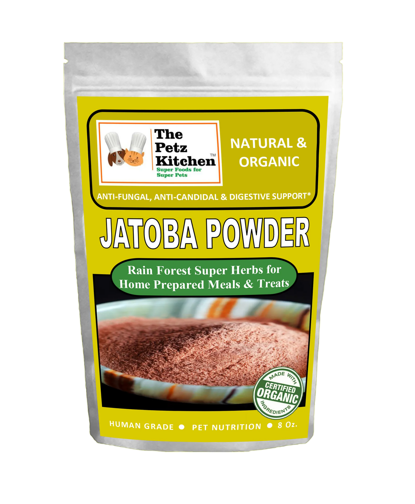 Jatoba Powder - Anti-Fungal, Anti-Candidal & Digestive Support* The Petz Kitchen Dogs And Cats - Your Pet Connection
