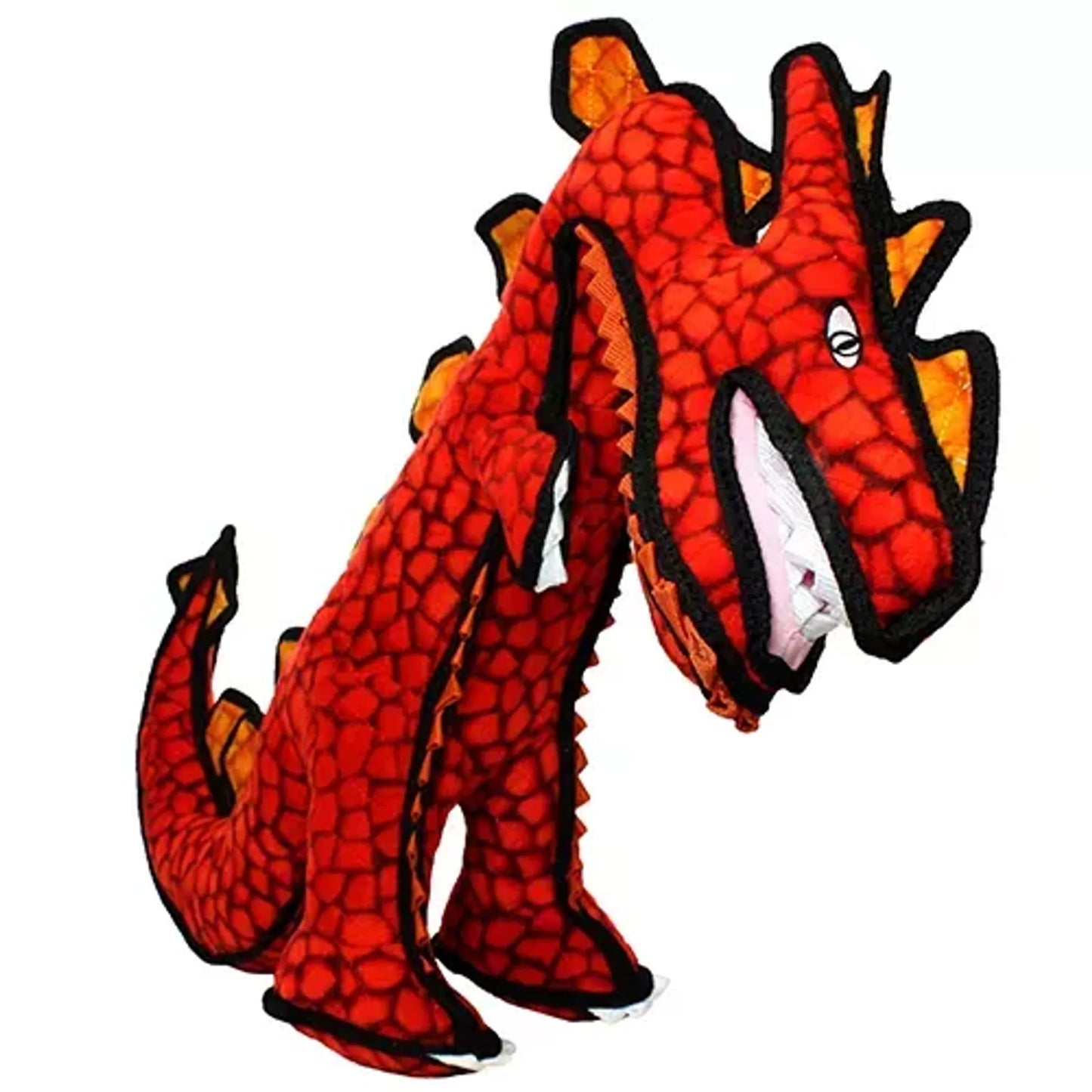 Tuffy Dinosaur - Color: Red | Size: LARGE | Pack Of: 1 - Your Pet Connection