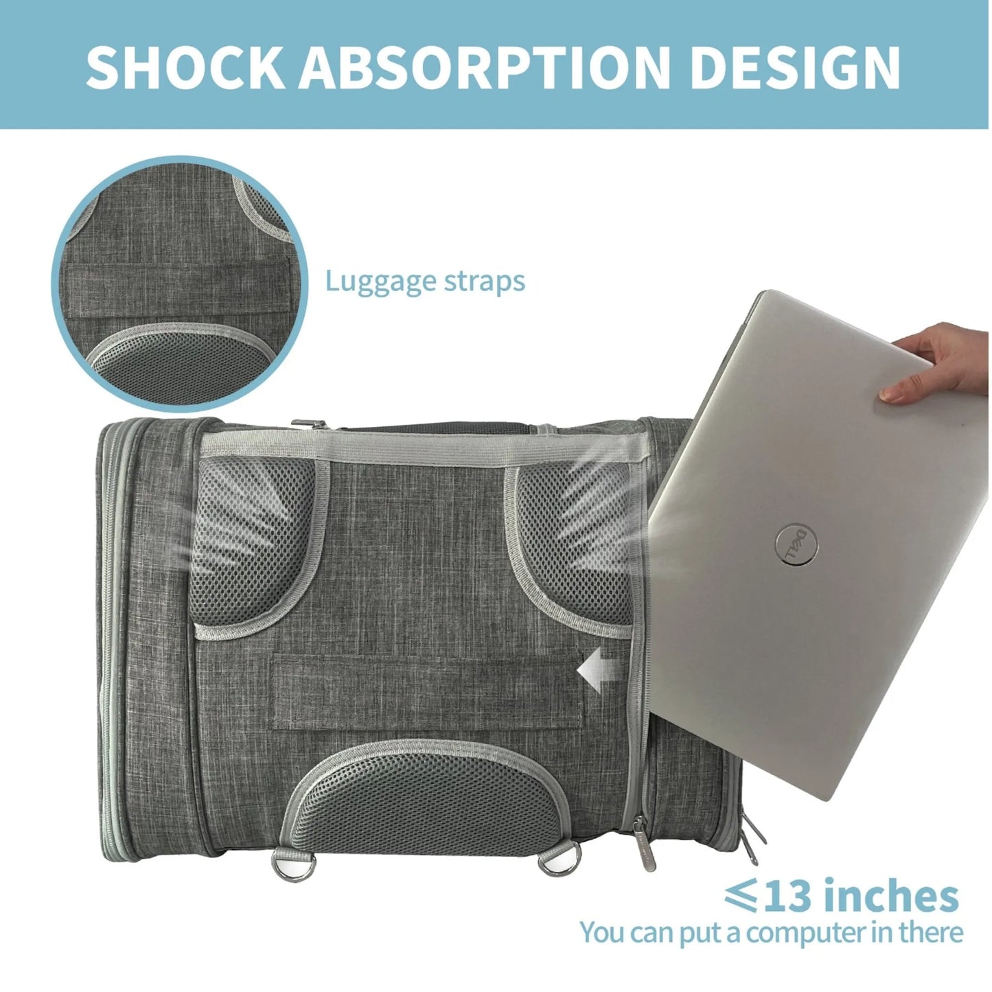 Mr. Peanut's Premium Products Travel Pet Carrier 17x10x11