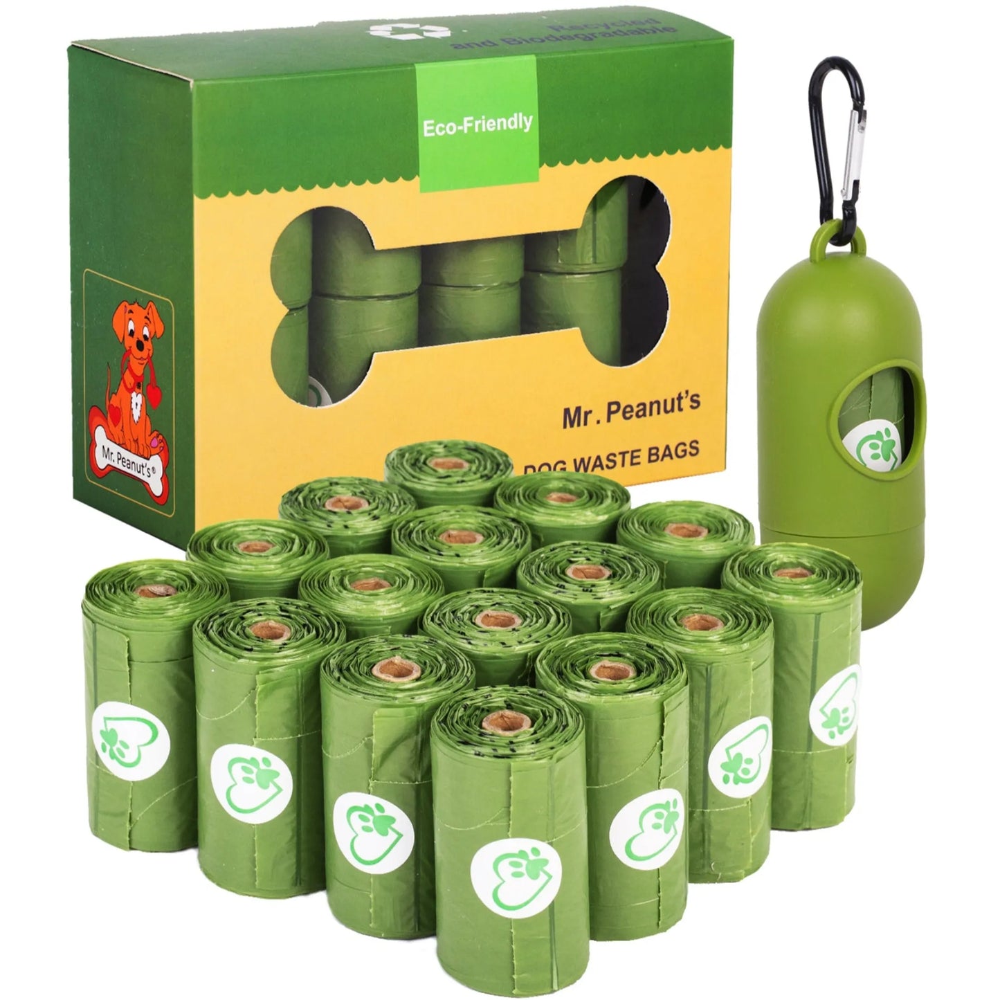 Mr. Peanut's XL Pooper Scooper and BioDegradable Recycled Plant Based Waste Bags - Your Pet Connection